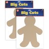 Hygloss Products Multicultural Colors People Shape Cut-Outs, 16in Me Kid, 48PK 68216